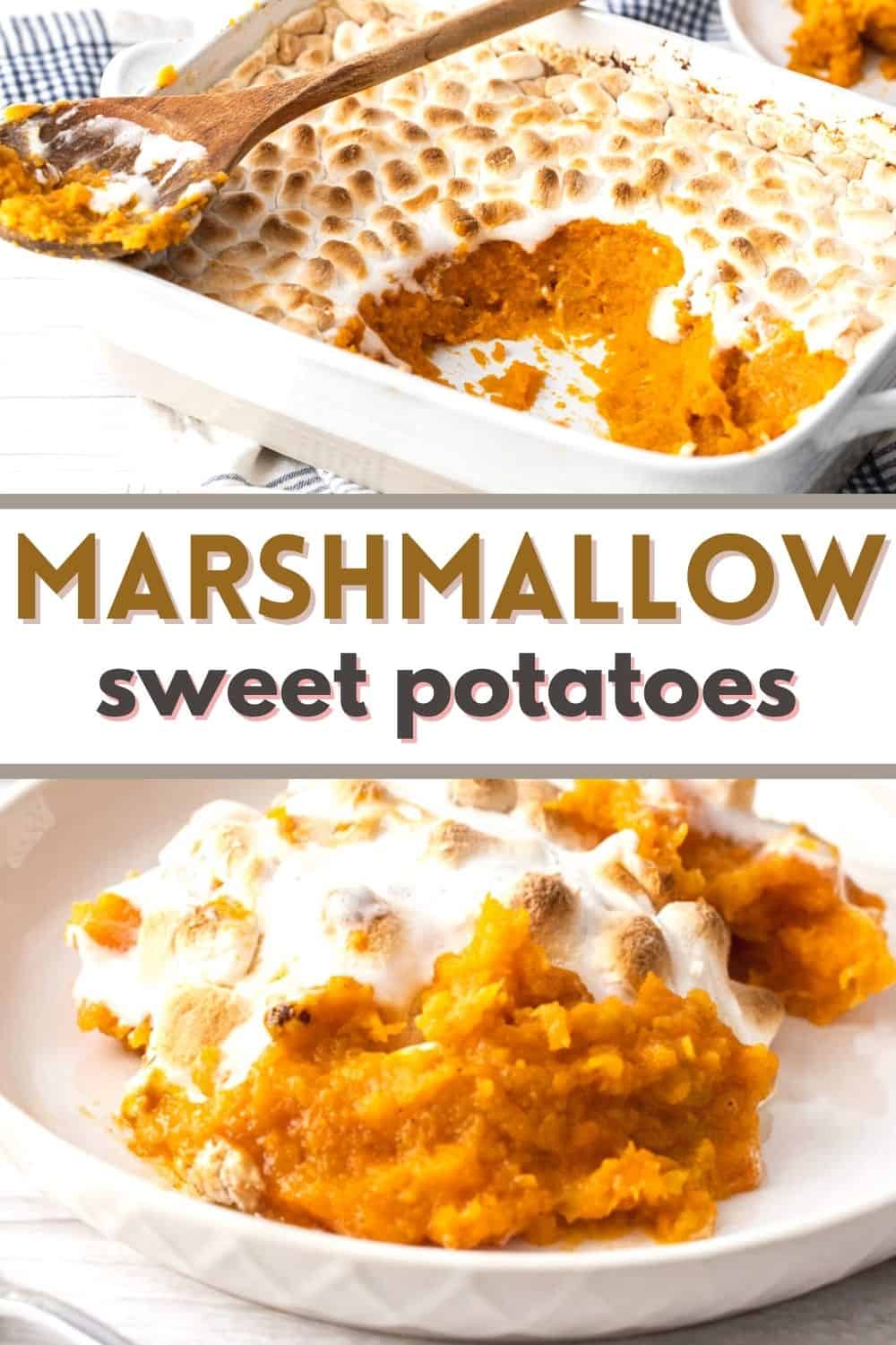 Sweet Potato Casserole with Marshmallows - THE BEST!