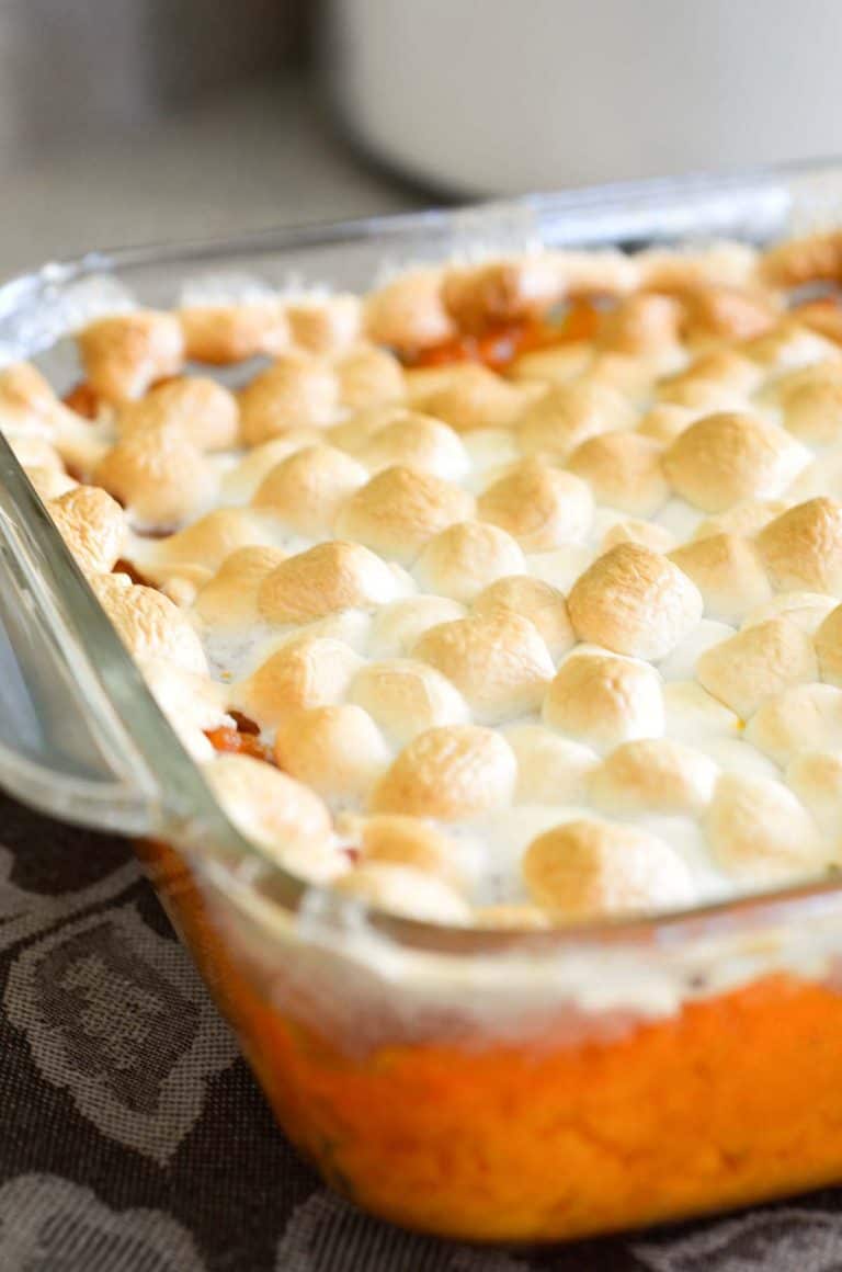 Sweet Potato Casserole with Marshmallows - THE BEST!