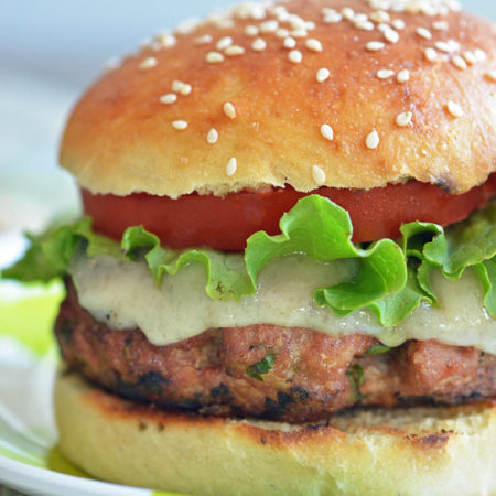 Havarti and Almond Turkey Burgers - Easy Recipes for Family Time ...