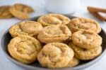 Soft Chewy Pumpkin Snickerdoodles- Perfect Shape And Texture!