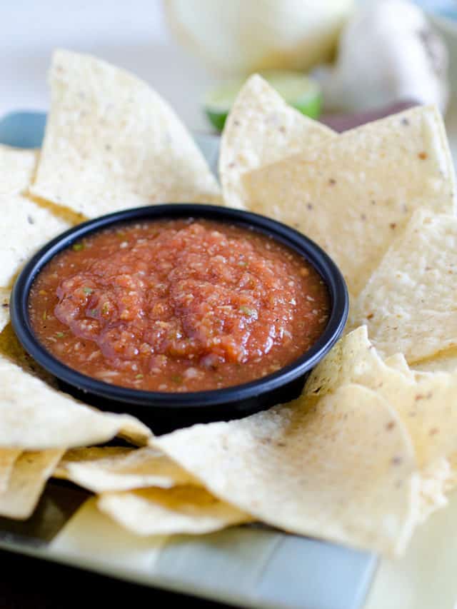 Mexican Restaurant Style Salsa Story - Easy Recipes for Family Time ...