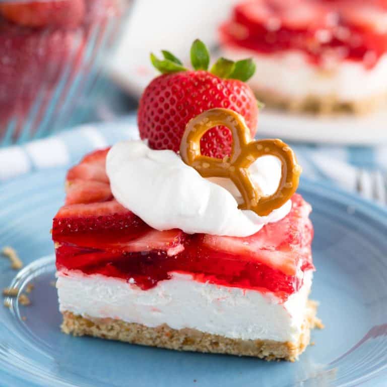 Strawberry Pretzel Dessert Salad - Easy make-ahead recipe!