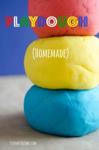 Easy DIY Homemade Playdough - Easy Recipes for Family Time - Seeded At ...