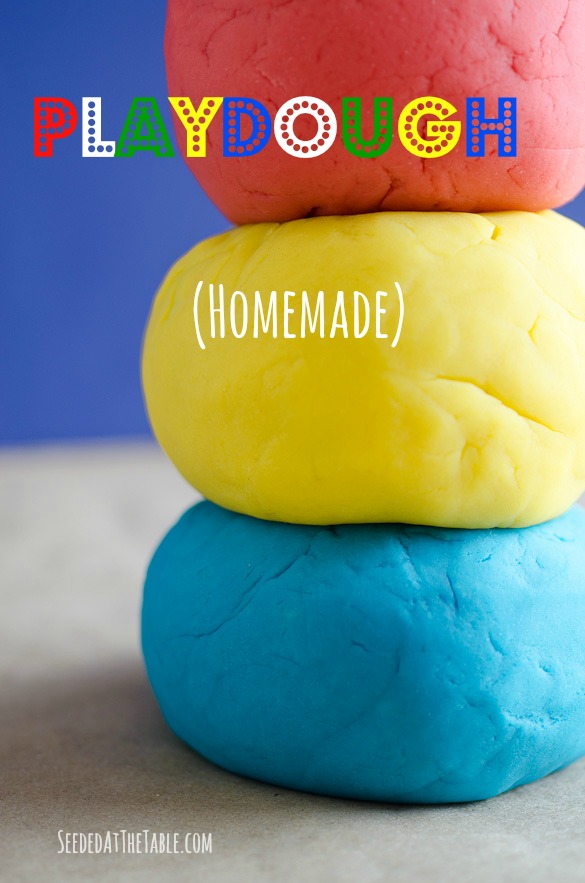 3 Homemade Playdough Recipes for Kids