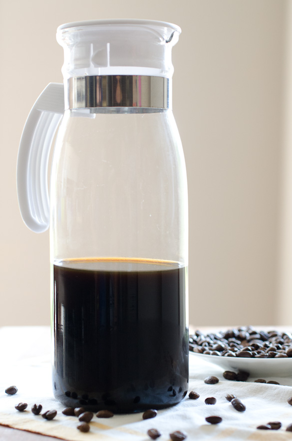 Homemade Cold Brew Iced Coffee Concentrate