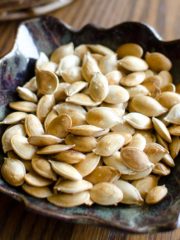 bowl of pumpkin seeds