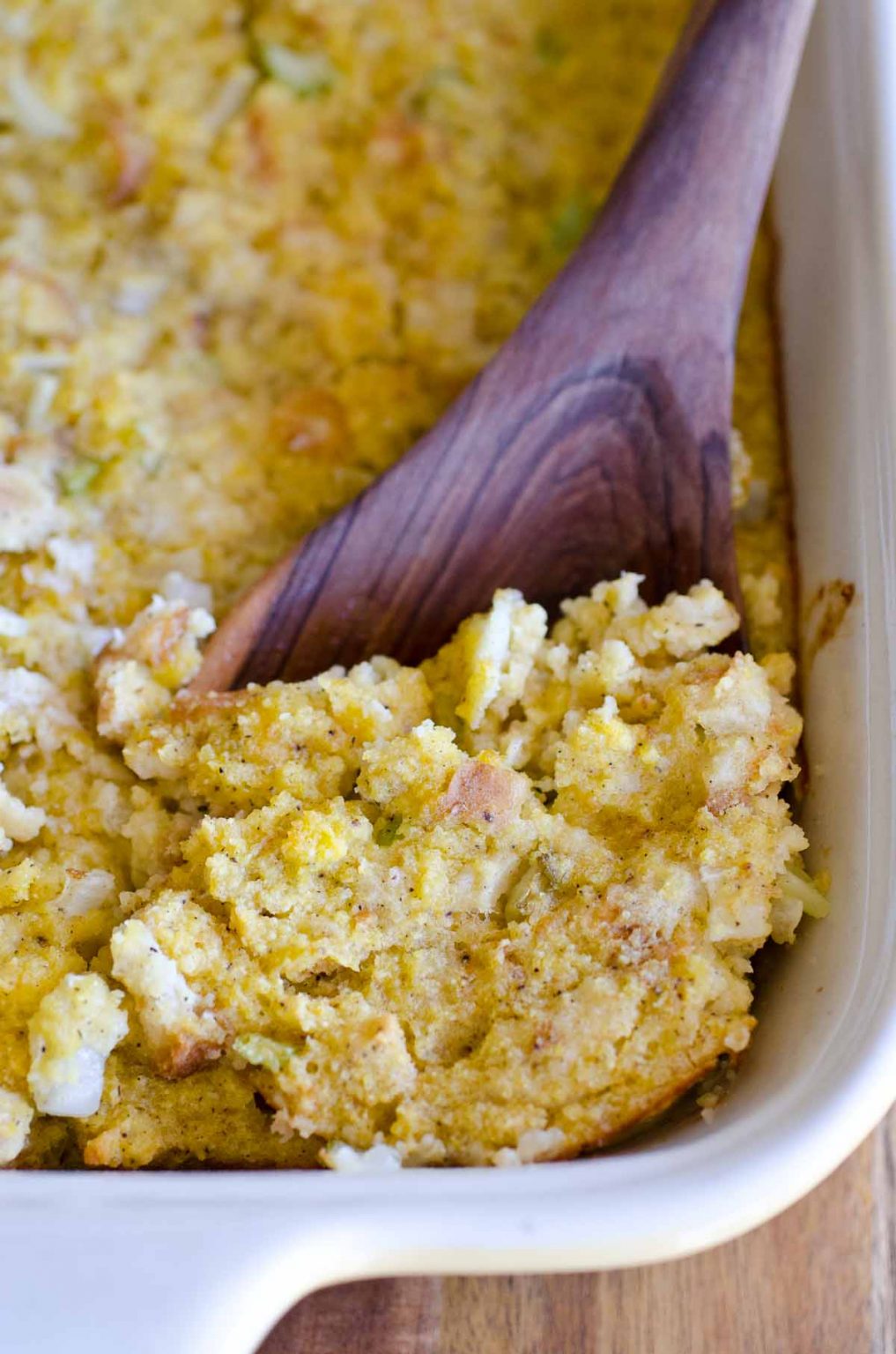 Easy Cornbread Dressing - Use Jiffy or homemade, your choice!