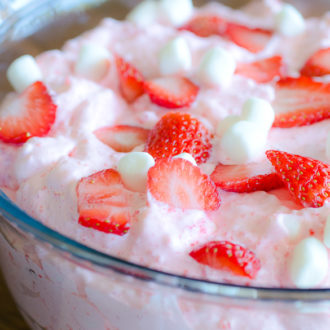 Strawberry Jell-O Fluff Salad