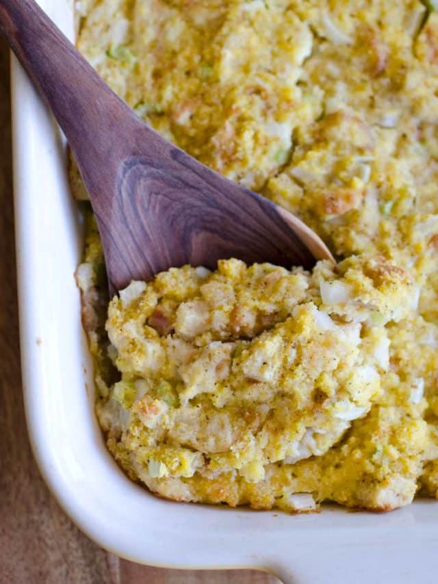 Easy Cornbread Dressing Recipe Story Easy Recipes For Family Time   Cropped Cornbread Dressing UPDATED 2 