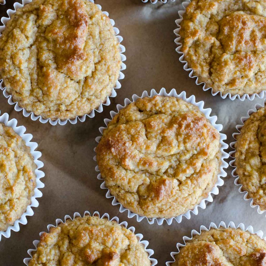 Almond Flour Banana Muffins (Glutenfree) PERFECT MUFFIN TEXTURE!