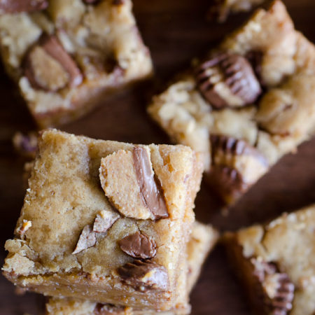 Peanut Butter Cup Blondies