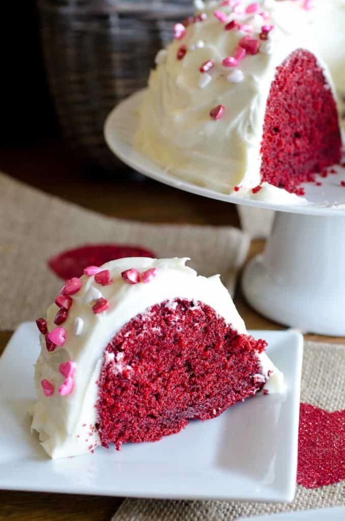 Red Velvet Cake Recipe - Easy Bundt Cake with Cream Cheese Frosting