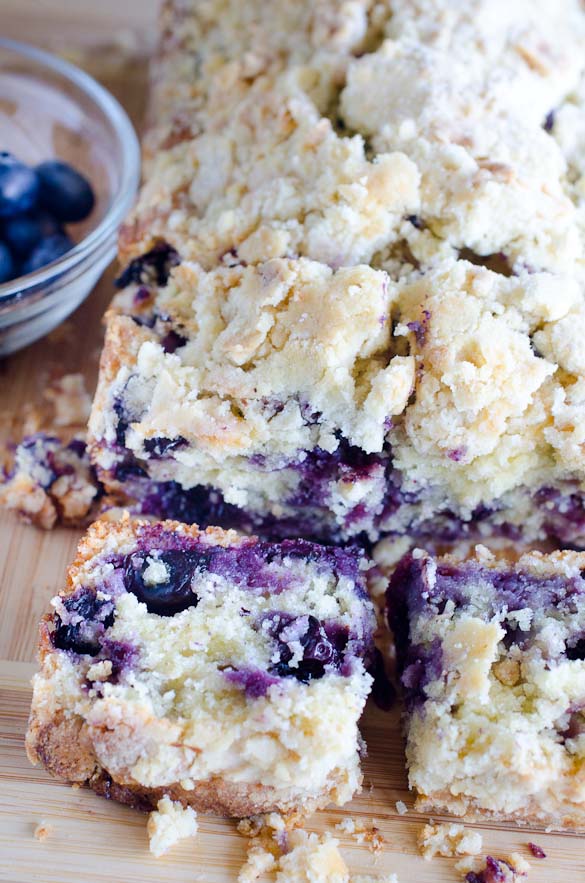 Blueberry Muffin Bread with Streusel Topping