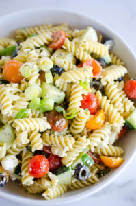 Easy Greek Pasta Salad