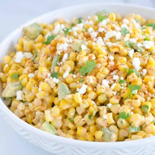 Easy Mexican Corn Salad - The Perfect Mexican Side Dish!