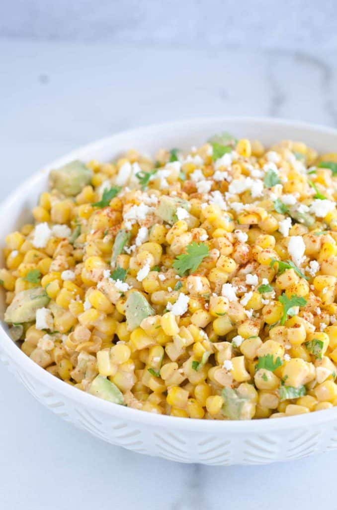 Easy Mexican Corn Salad - The Perfect Mexican Side Dish!