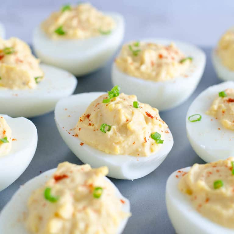 Easy Recipe for Deviled Eggs - A classic Easter appetizer!