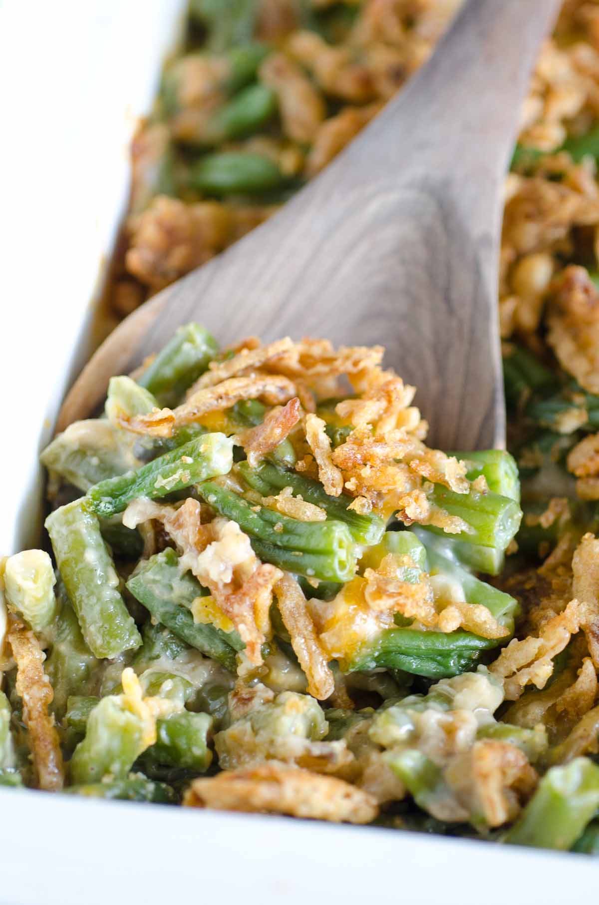 Easy Green Bean Casserole - Make for Thanksgiving and Christmas!