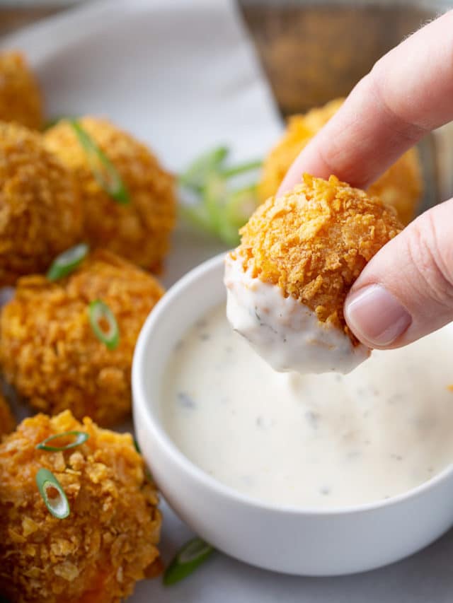 Air Fryer Cheesy Buffalo Chicken Bites Recipe Story - Easy Recipes for