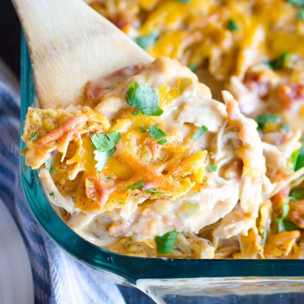 Chicken Dorito Casserole DELICIOUS Topped With Crushed Doritos 