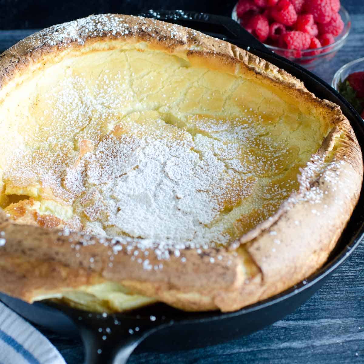 Cast Iron German Pancake - Venison for Dinner