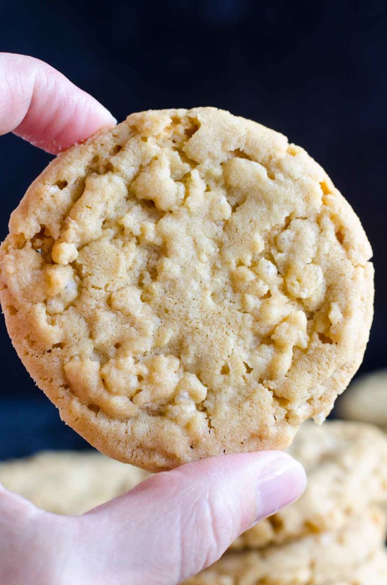 Rice Krispie Cookies - EASY, THIN and CRISPY Sugar Cookies