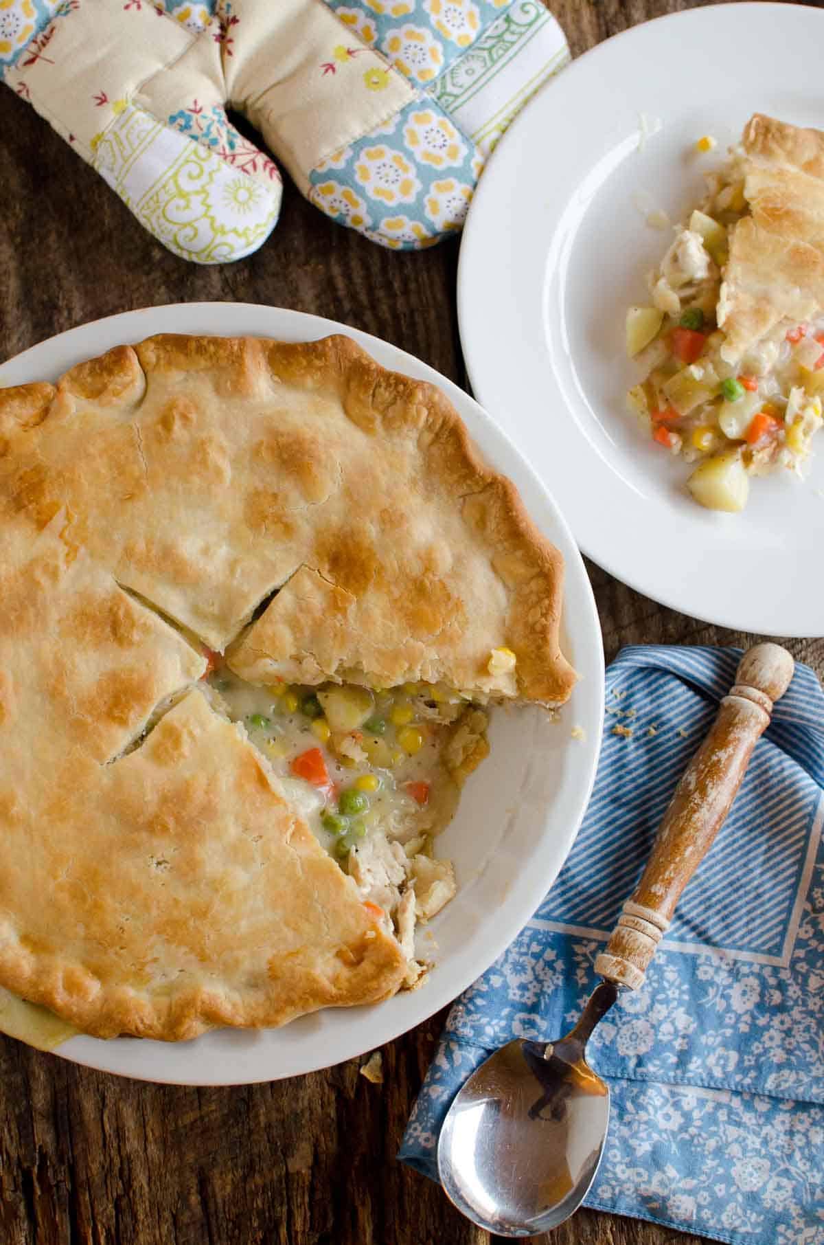 Easy Chicken Pot Pie Recipe - Refrigerated pie crust and simple