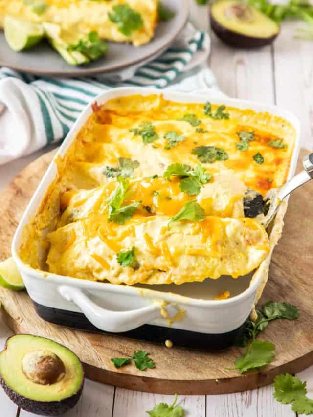 Sour Cream Chicken Enchiladas Story - Easy Recipes for Family Time ...