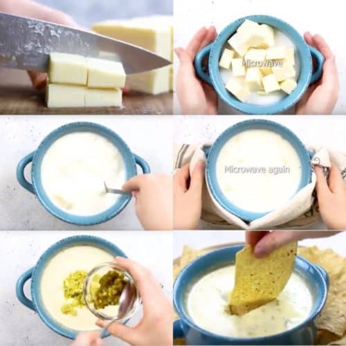 White Queso Cheese Dip (4 Ingredients, 5 Minutes!) + VIDEO