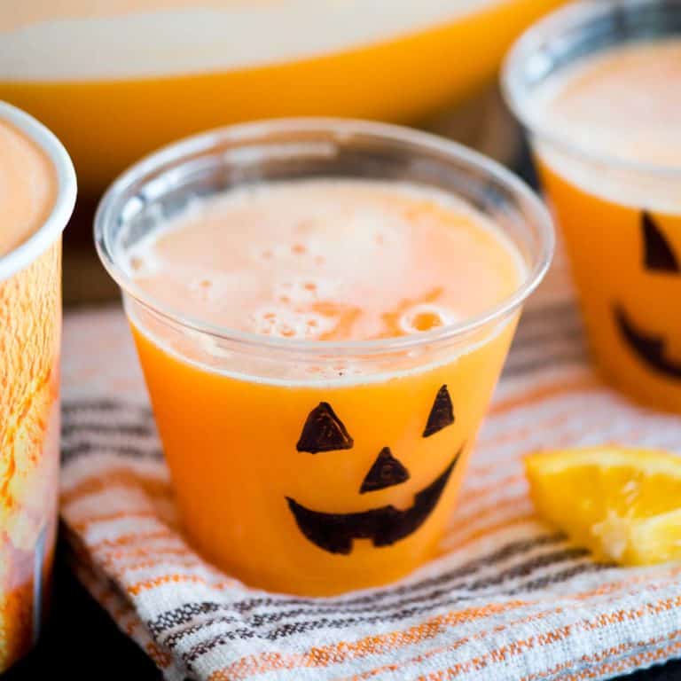 Halloween Party Punch | Non-alcoholic, kid-friendly recipe!