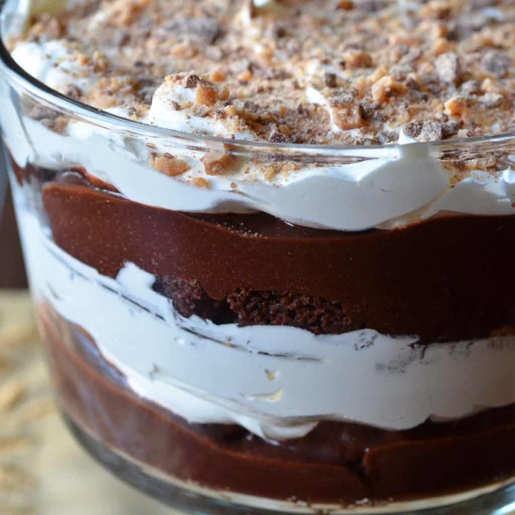 Death by Chocolate -Layers of Brownies, Pudding and Cool Whip!