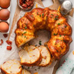 square image of breakfast bundt cake